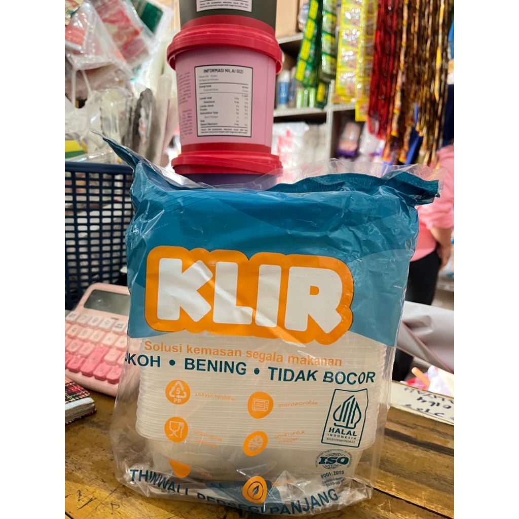Klir cup kemasan 750 ml