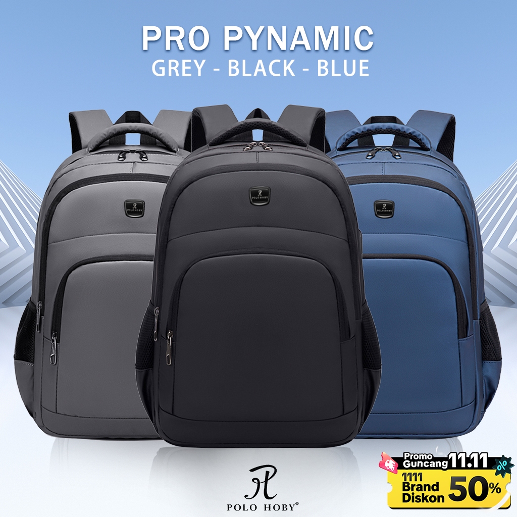 Polohoby Tas Ransel Anti Air Kapasitas Besar Unisex Cocok untuk Sekolah Kuliah Kantor Bisa Muat Lapt