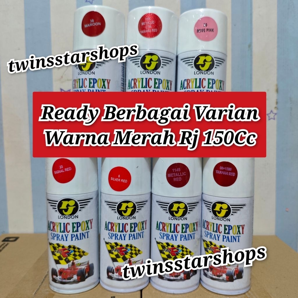 Pilok Pylox Cat Rj Varian Warna Merah Yamaha Red 08 1580 Silver 6 Signal 23 Maroon 38 Metallic 1145 