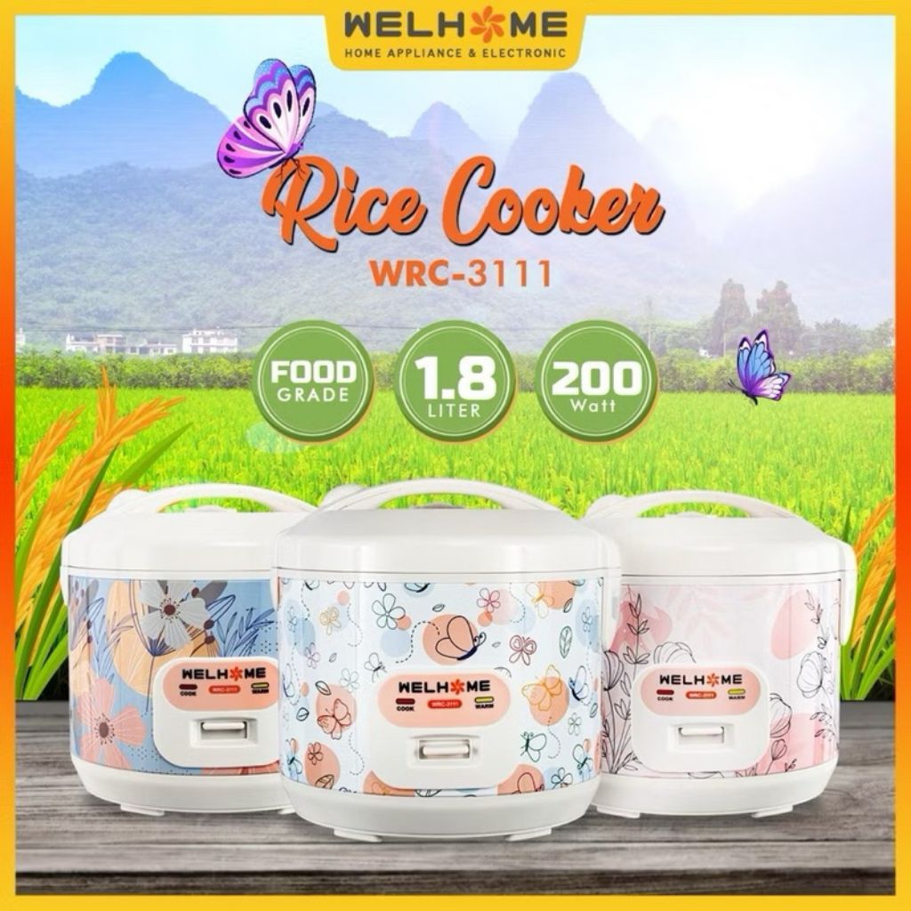 Rice cooker welhome wrc 3111 / welhome wrc 3111/ magic com welhome / WRC 3111/ welhom rice cooker 1,