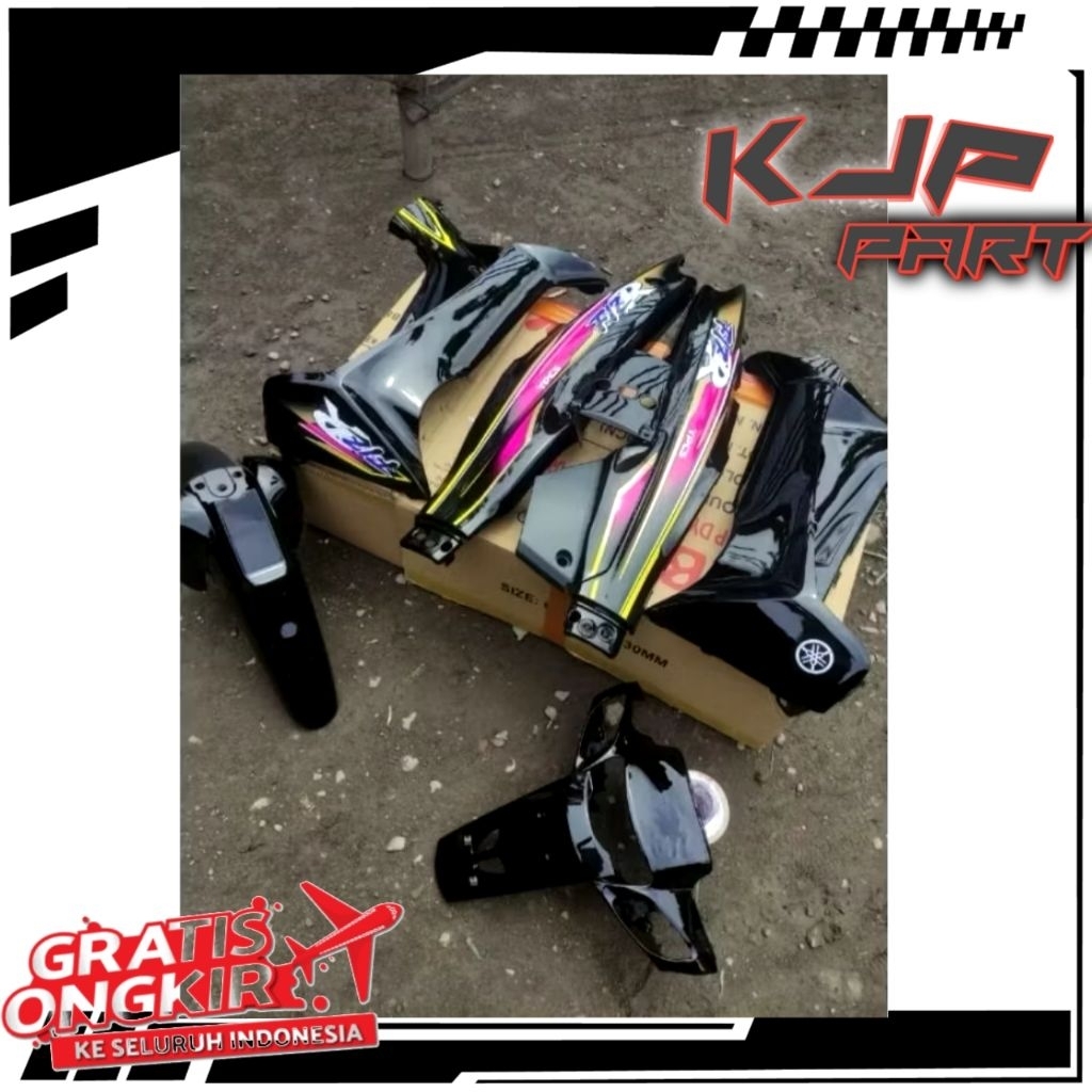 BISA COD Paket cover dek bodi body fullset lengkap halus YAMAHA FIZ R FIZR F1ZR F1Z R plus sticker w