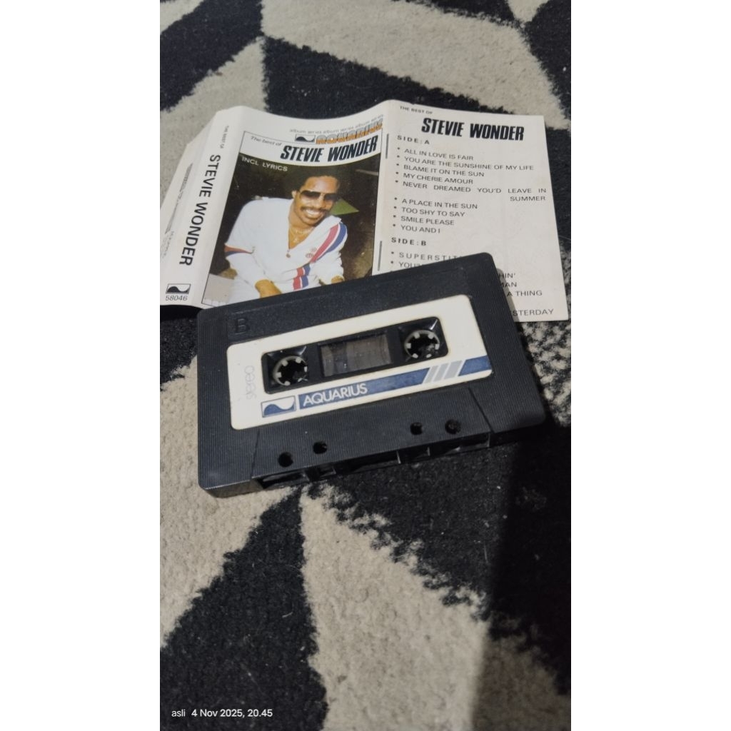 kaset pita stevie wonder/ the best of