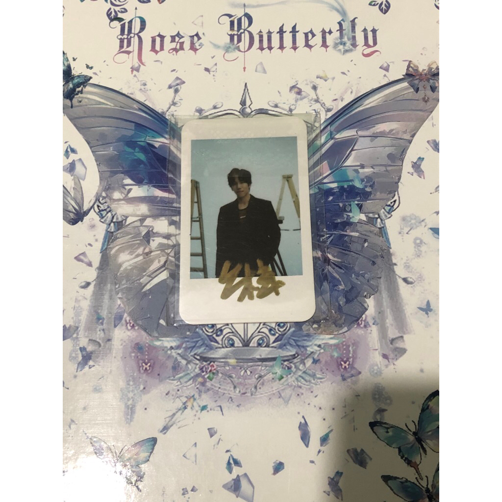 [GO UMINGRUI] BoyStory Zihao deling Magazine signed polaroid photocard