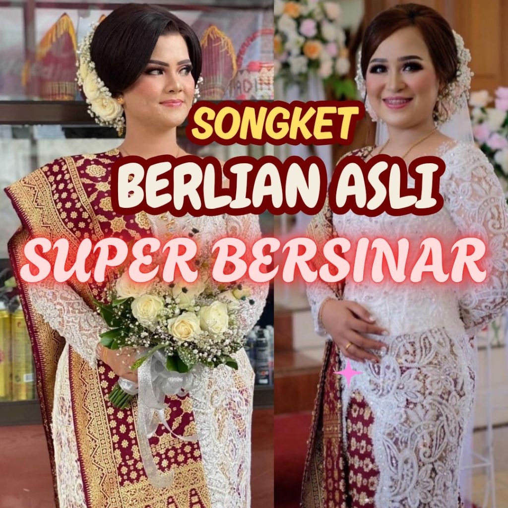SONGKET BERLIAN ASLI ILHAM SONGKET