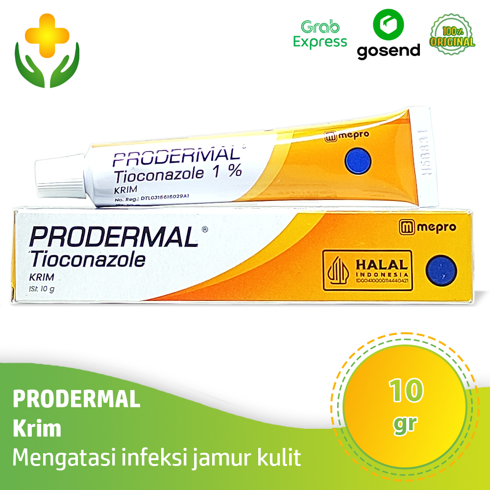 Prodermal Cream 10 gr - Obat Infeksi Jamur Kulit