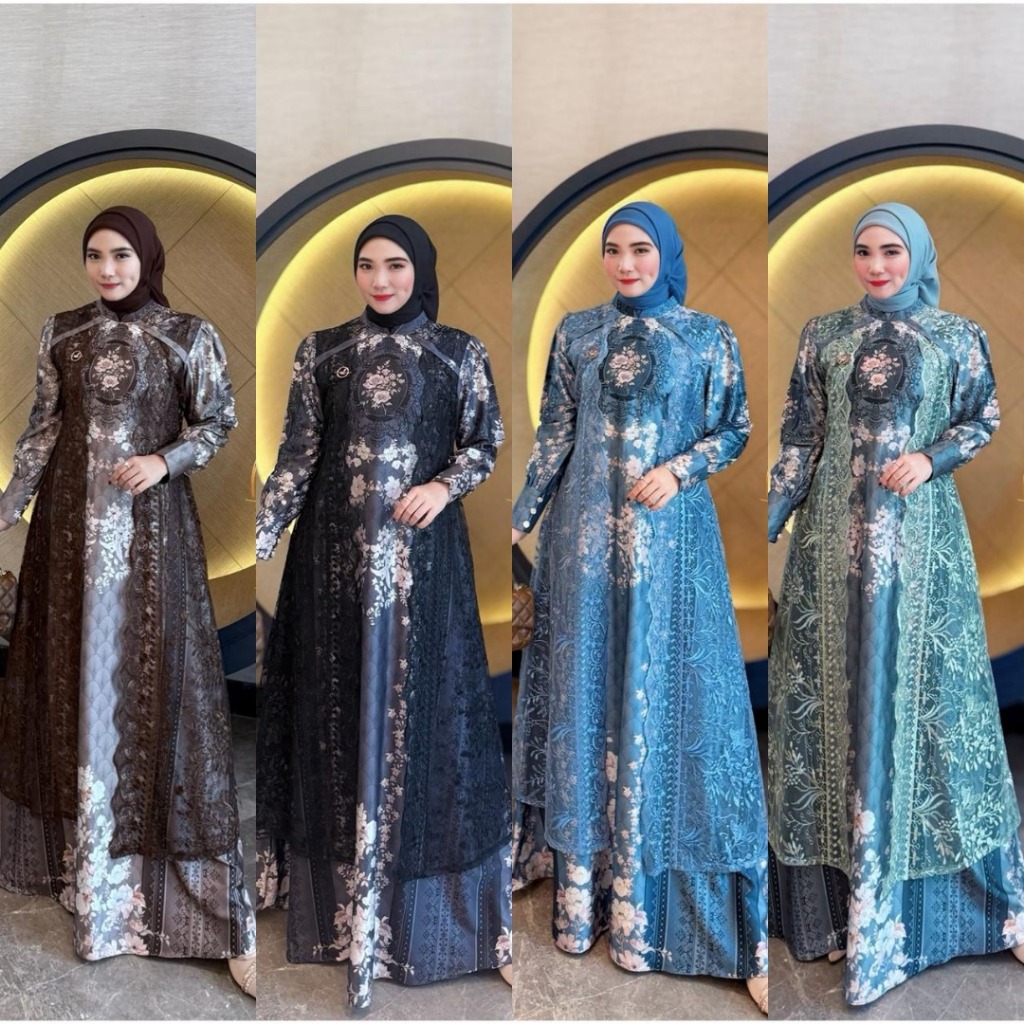 LuxuryFashion READY GAMIS DRESS WANITA RIVELA BY NEW LUSY BEST SELLER