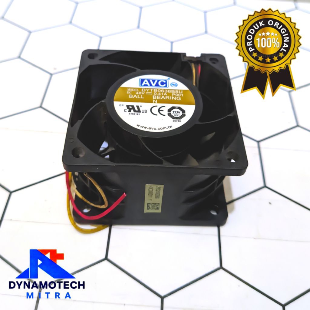Kipas Fan 48V 0.41A AVC – Ball Bearing Pendingin Server, Power Supply, Inverter & DIY PROJECT