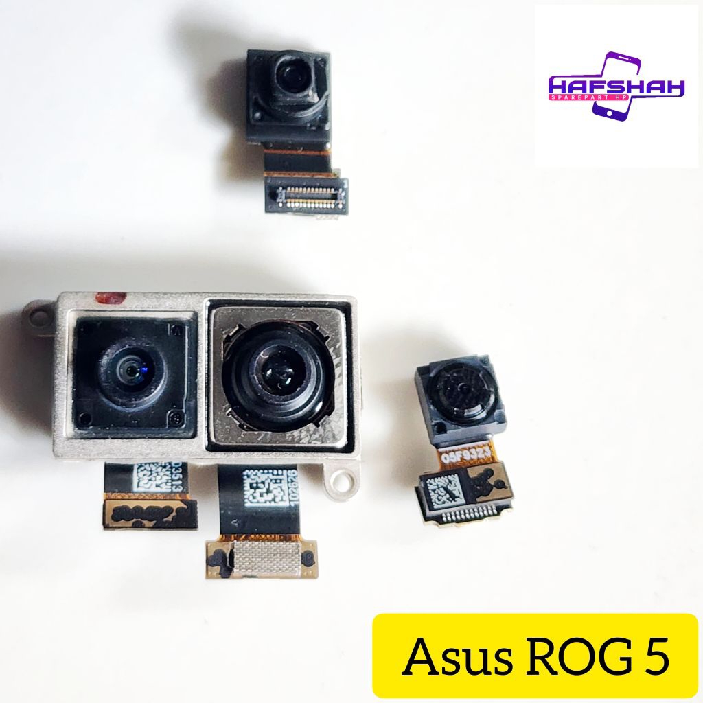 Kamera depan belakang Asus ROG 5 Ori copotan hp