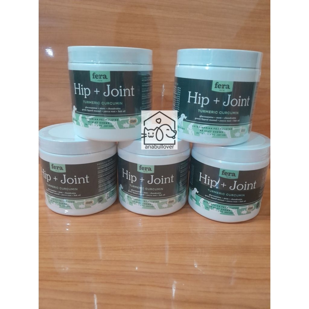 (SURABAYA) FERA HIP JOINT GLUCOSAMINE DOG SUPPORT BEST BY 01.2027 fera pet organics