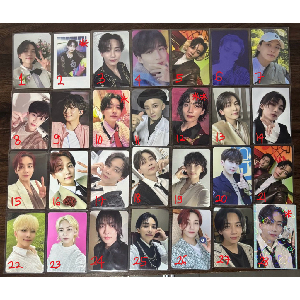 [READY STOCK] PHOTOCARD PC JEONGHAN SEVENTEEN - DICON JXW, THE NAME, TC POL, FOLLOW JAPAN, SOCIAL CL