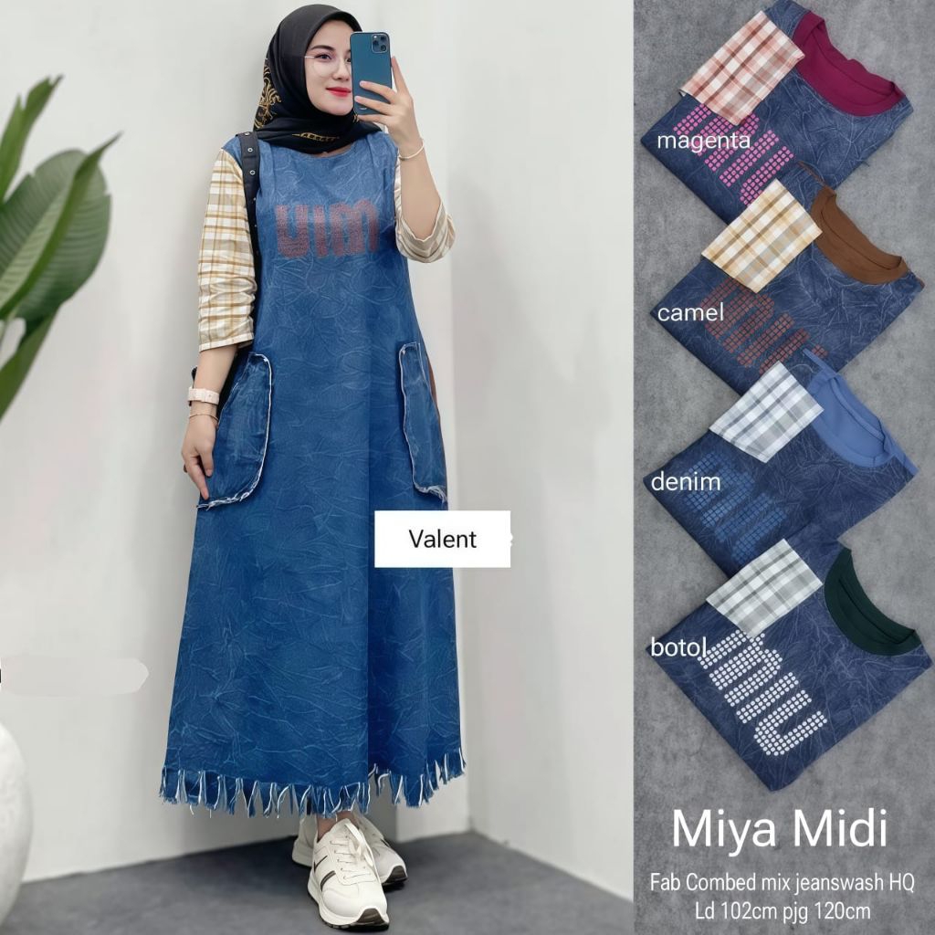 Miya/Sita Midi Dress Best Seller By Valent