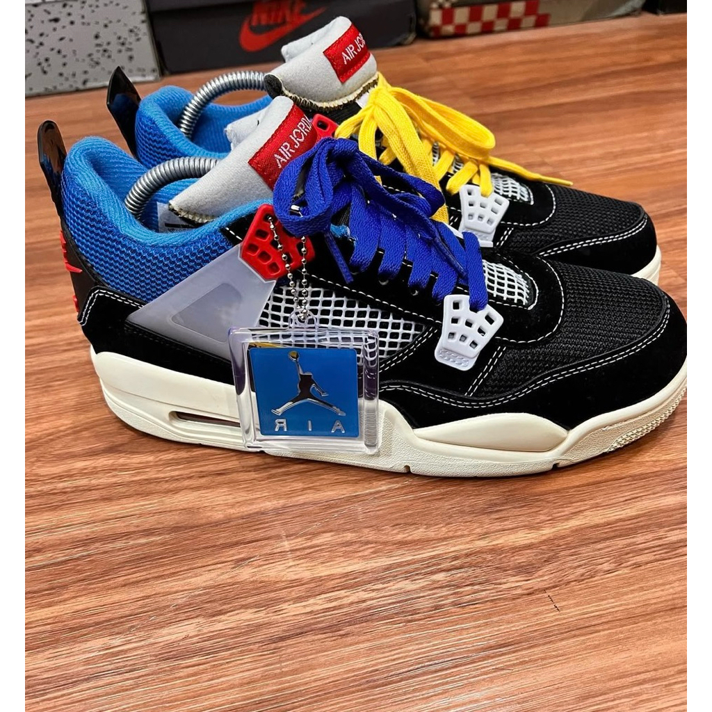 NEW Jordan 4 Retro Union Off Noir