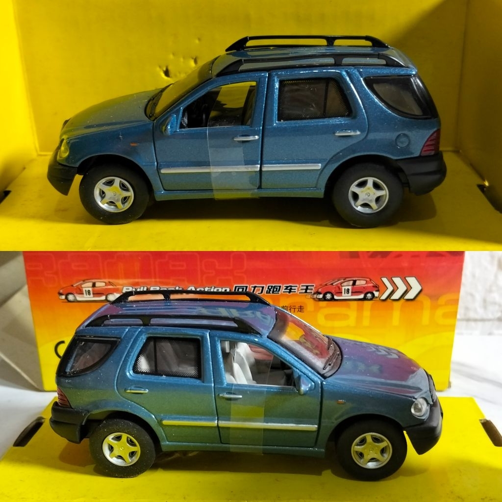 Diecast Mercedes Benz ML320 Biru by Caramax Skala 1:43