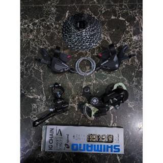 Groupset Shimano 8 Speed Tourney TX35 TY300 3 X 8 Speed Cassete MTB Roadbike Sepeda Lipat Minion Min