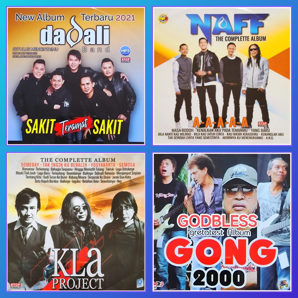 Kaset MP3 Lagu Pop Dadali - Naff - Kla Project - Godbless Album Pilihan