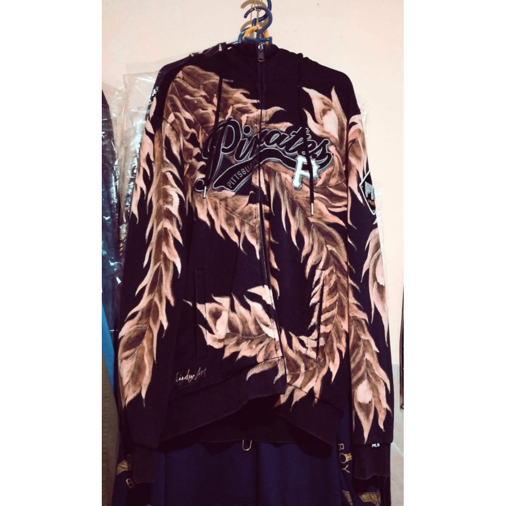 HOODIE  ZIPPER MLB PITSBURGH VINTAGE