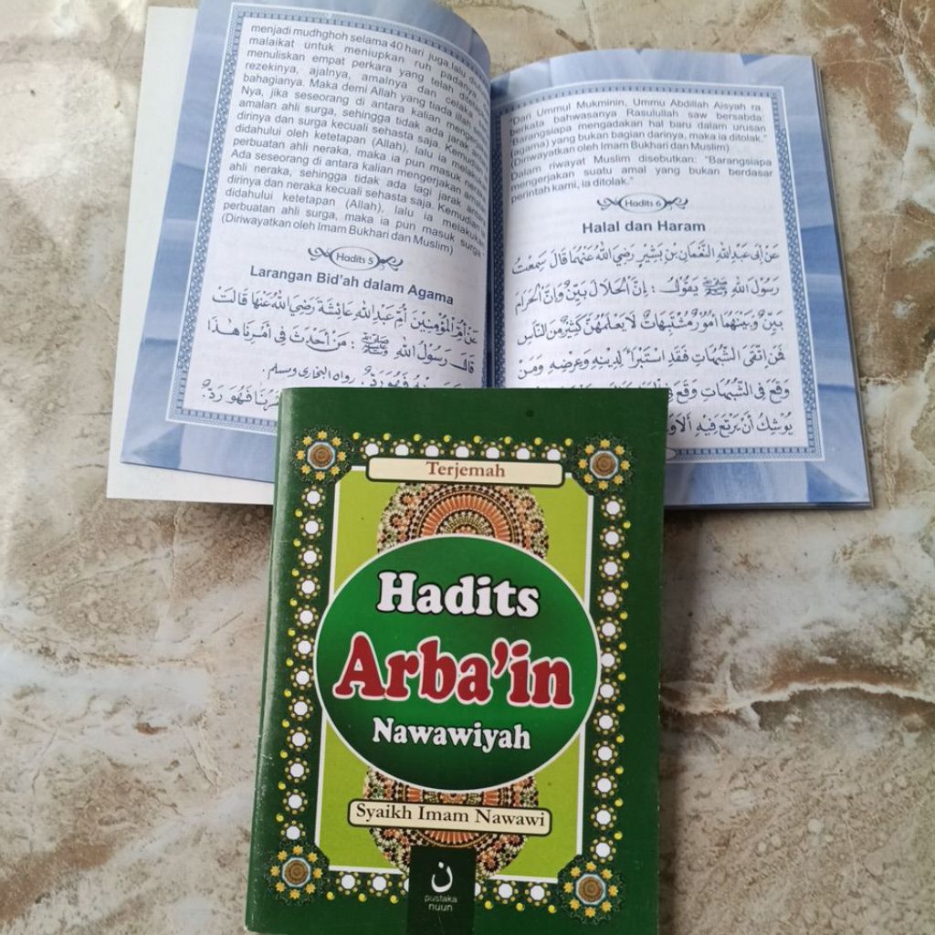 Hadist Arbain Nawawiyah Saku Terjemah Syikh Imam Nawawi