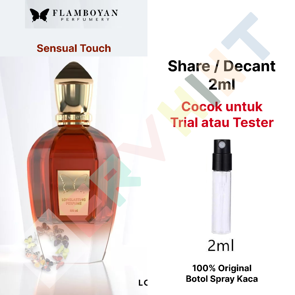 [Decant Parfum] Flamboyan Perfumery - Sensual Touch EDP (Eau de Parfum) | Strawberry Creamy | Wanita