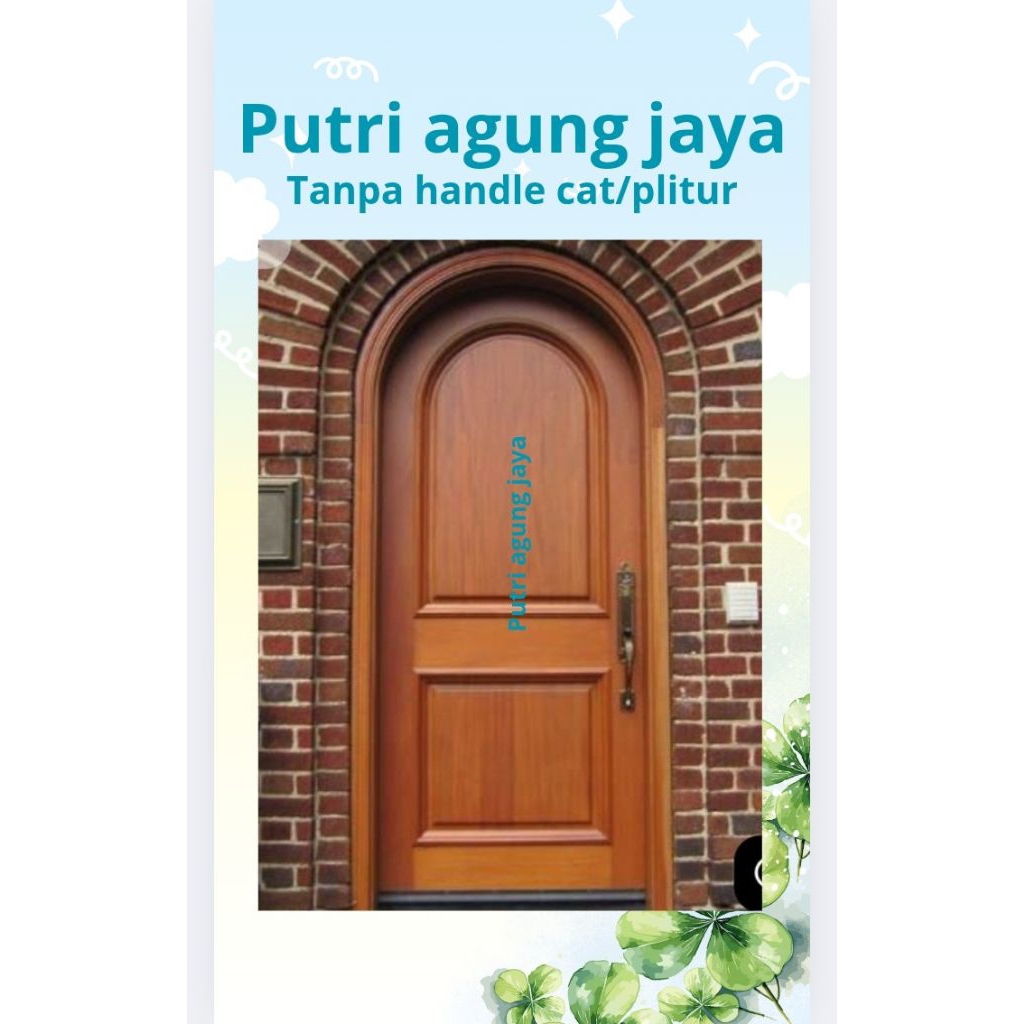 kusen +pintu lengkung kayu Meranti &kamper bisa custom fast respon