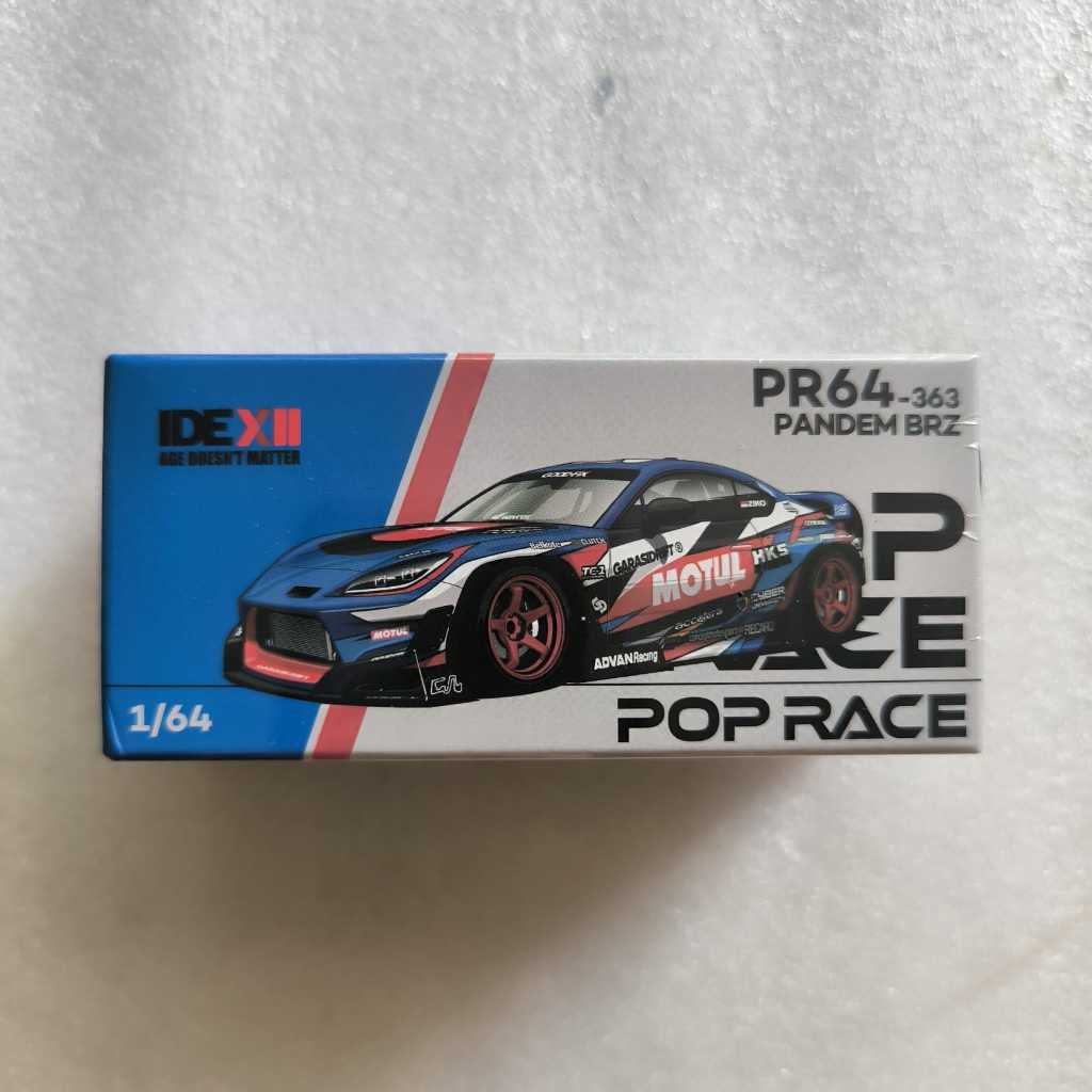 ( HOLOGRAM NUMBER 0033 / 0055 / RANDOM NUMBER ) POP RACE 1/64 PANDEM ROCKET BUNNY SUBARU BRZ GARASI 