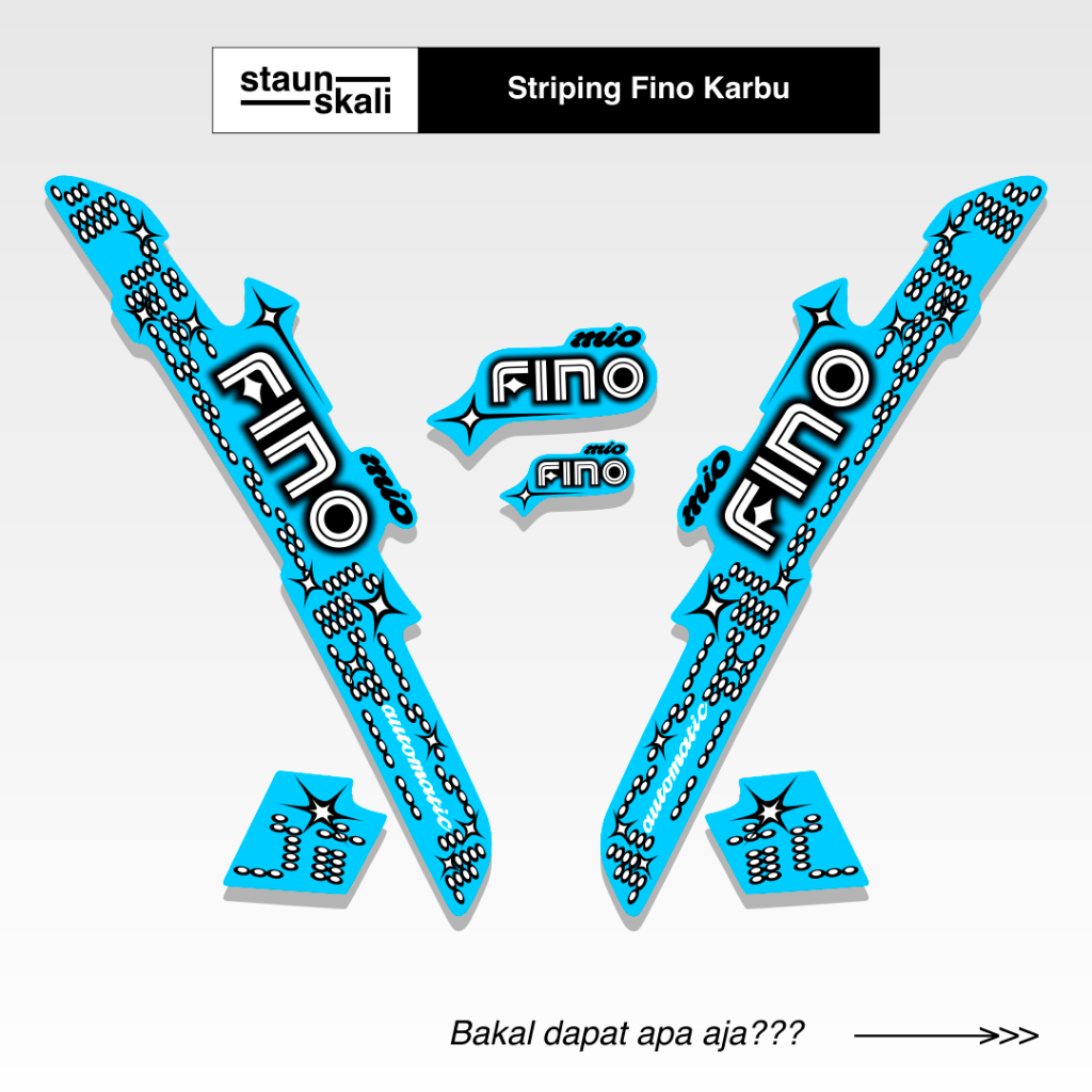 Striping Fino Karbu Variasi (28) Full Body Original
