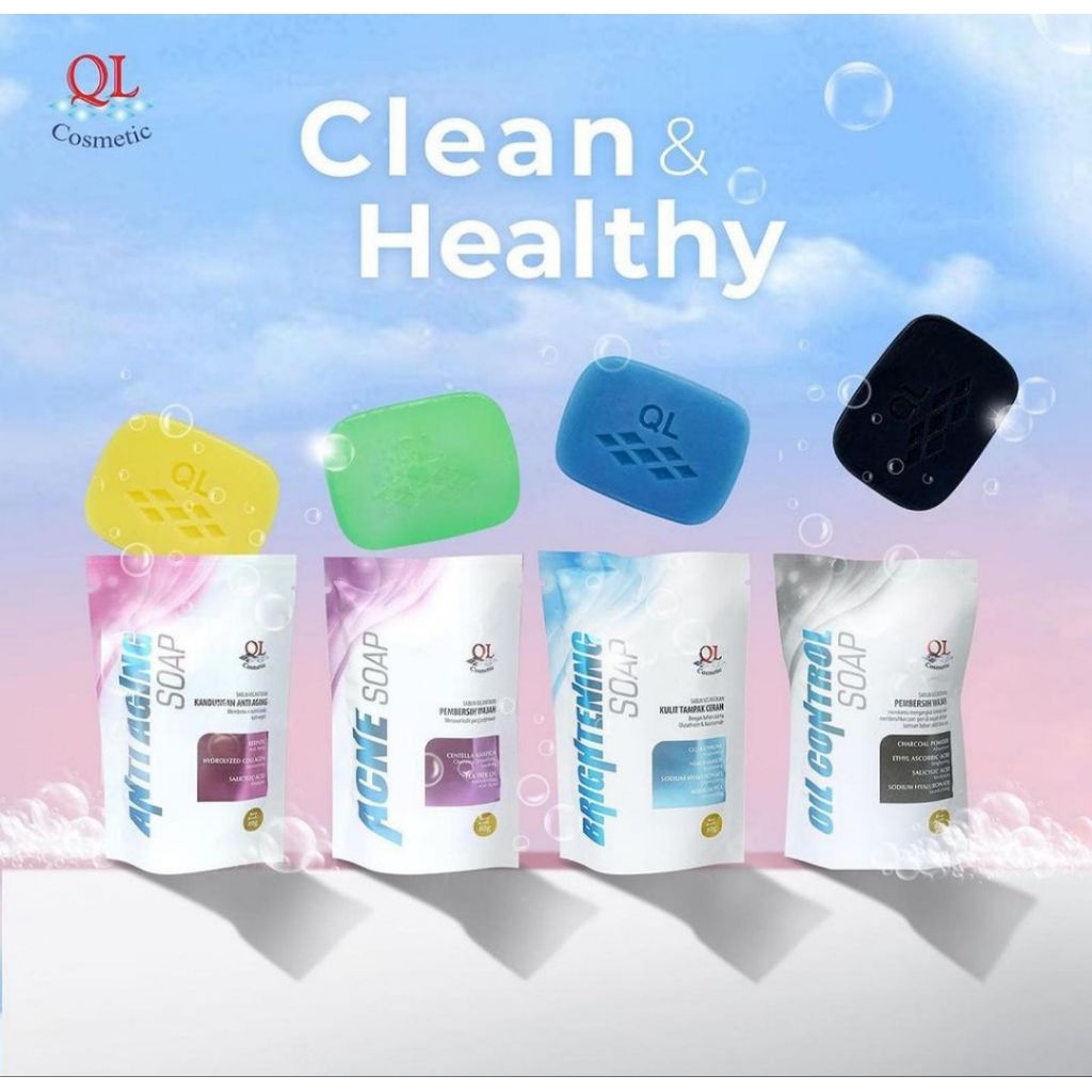 QL Soap Sabun Pembersih Wajah 80gr