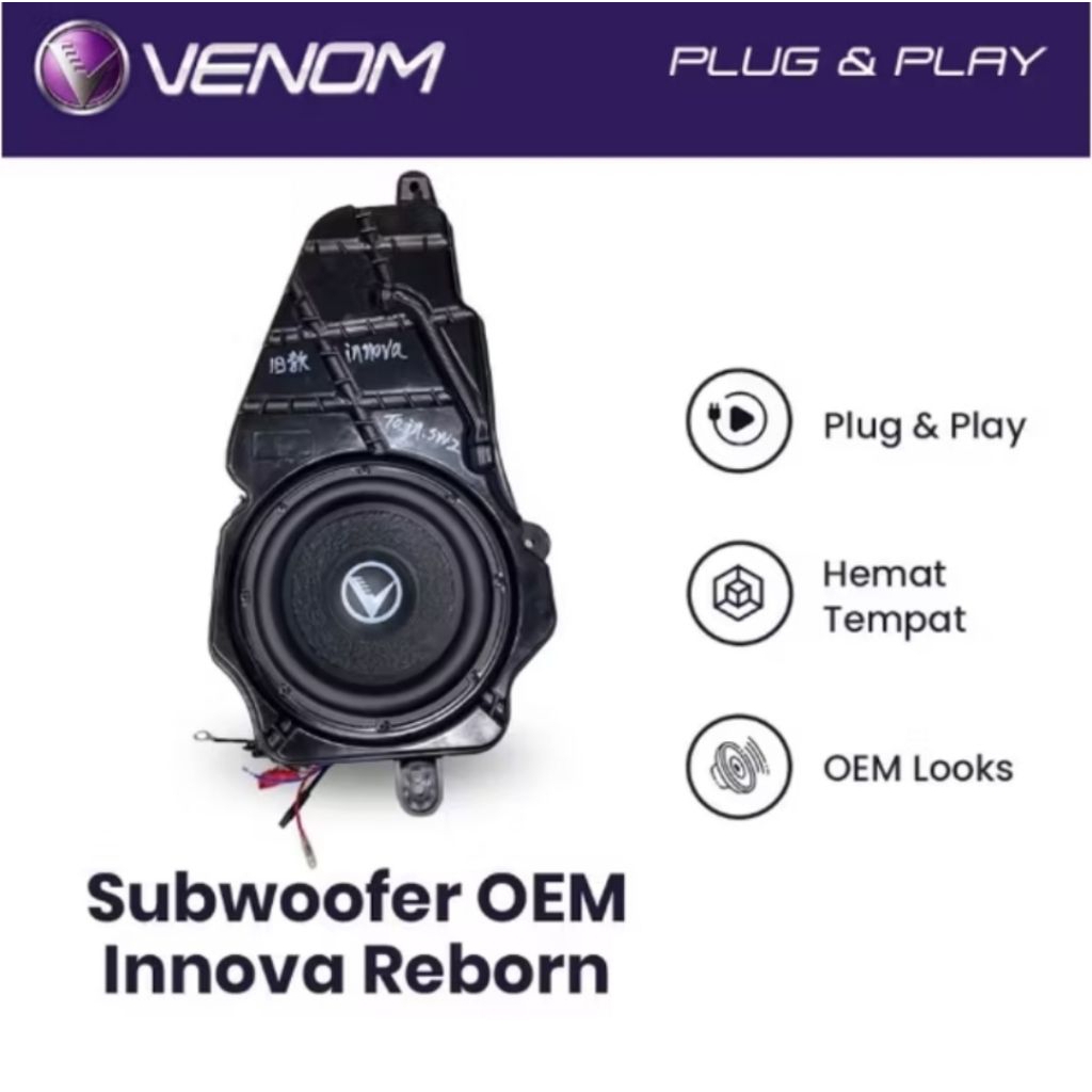 Subwofer aktiv venom 10inch khusus inova reborn
