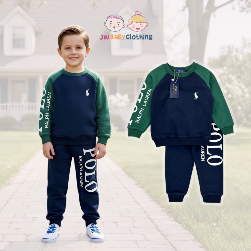 JW BABY CLOTHING | SET SWEATER JACKET HOODIE POLO NAVY RALPH LAUREN CELANA JOGGER ANAK LAKI-LAKI