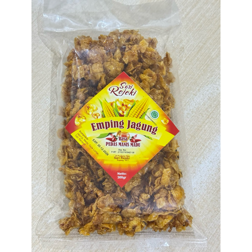 Emping Jagung Pedas Manis Madu
