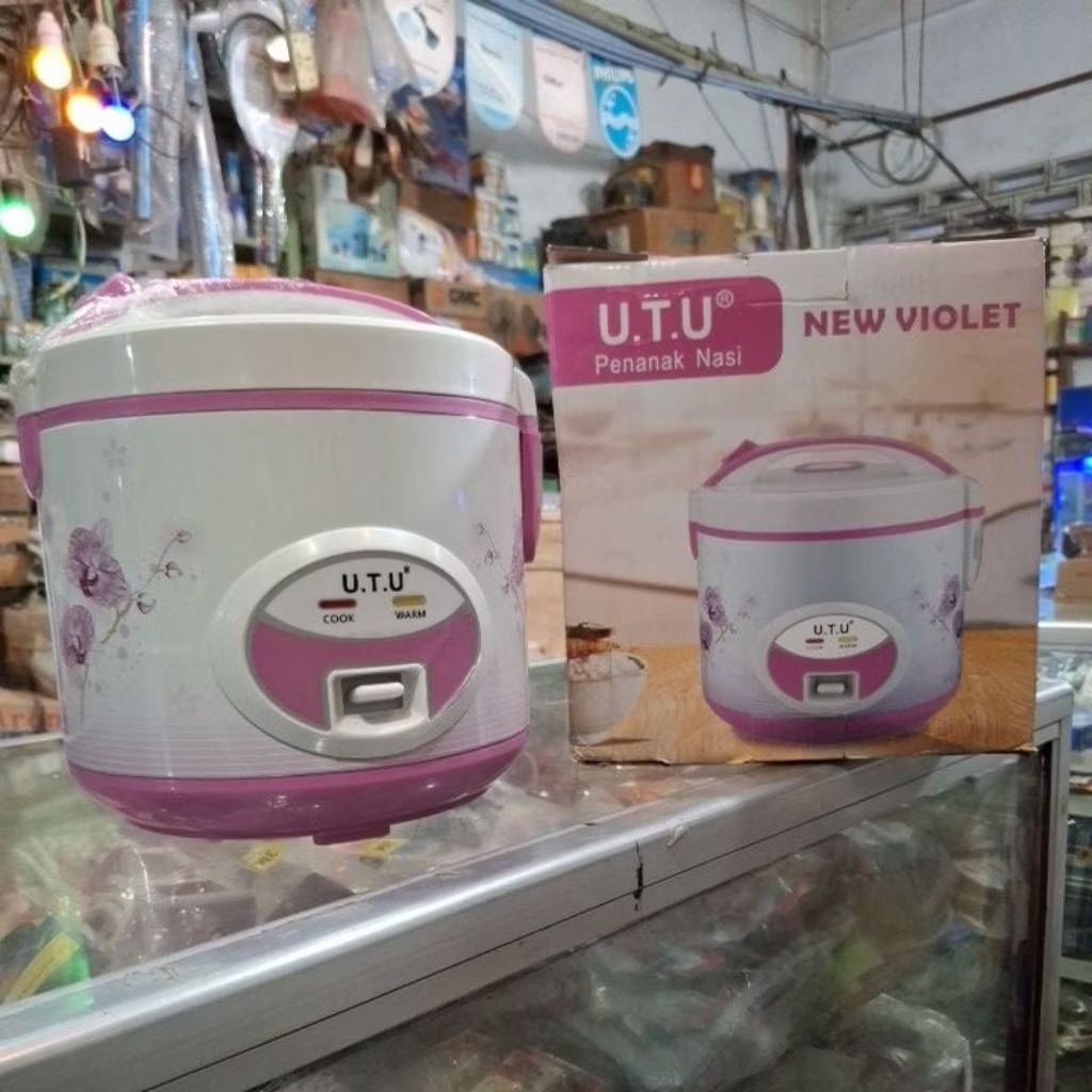 magic com kecil 1liter  UTU new violet cocok untuk kos