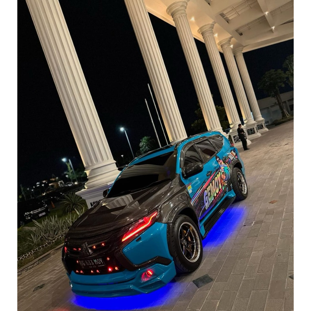 kap mesin carbon pajero 2016-2020 engine hood pajero carbon pajero kap mesin carbon anps