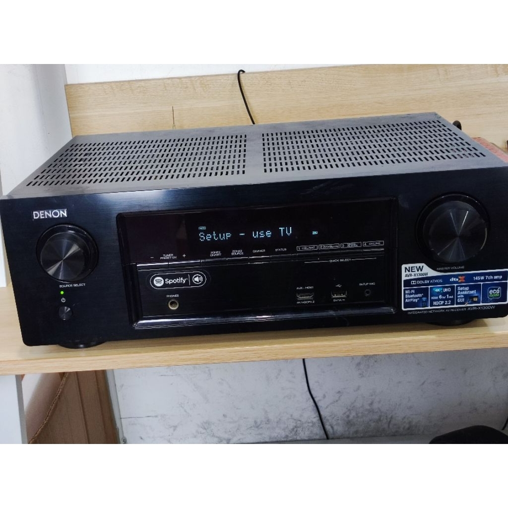 DENON AVR-X1300W ORIGINAL SECOND-BLACK