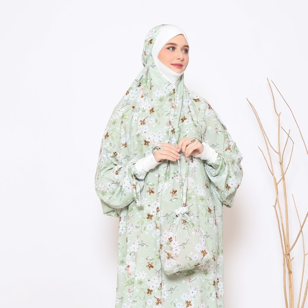 Mukena Hadramaut Malaysia style Motif