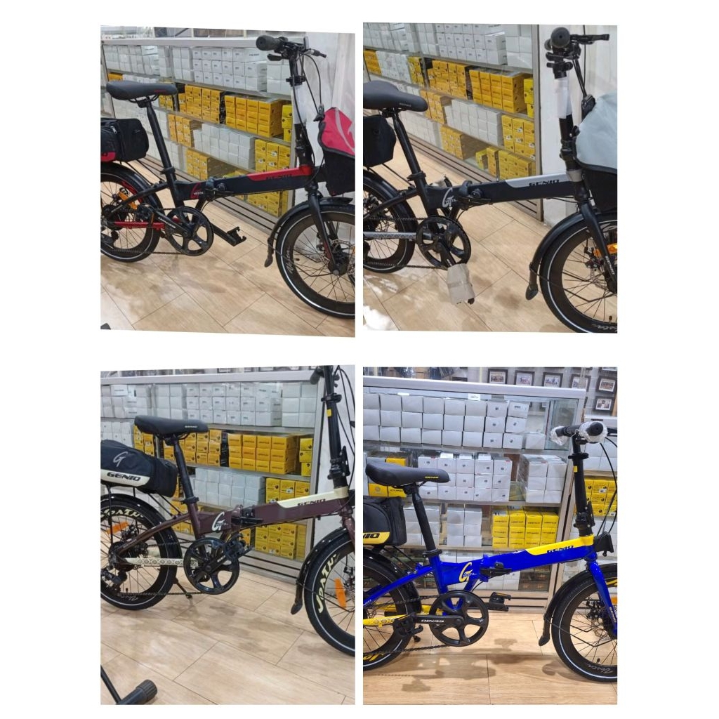 Sepeda Lipat Genio Vesta 1.0 ukuran 20inch 8speed