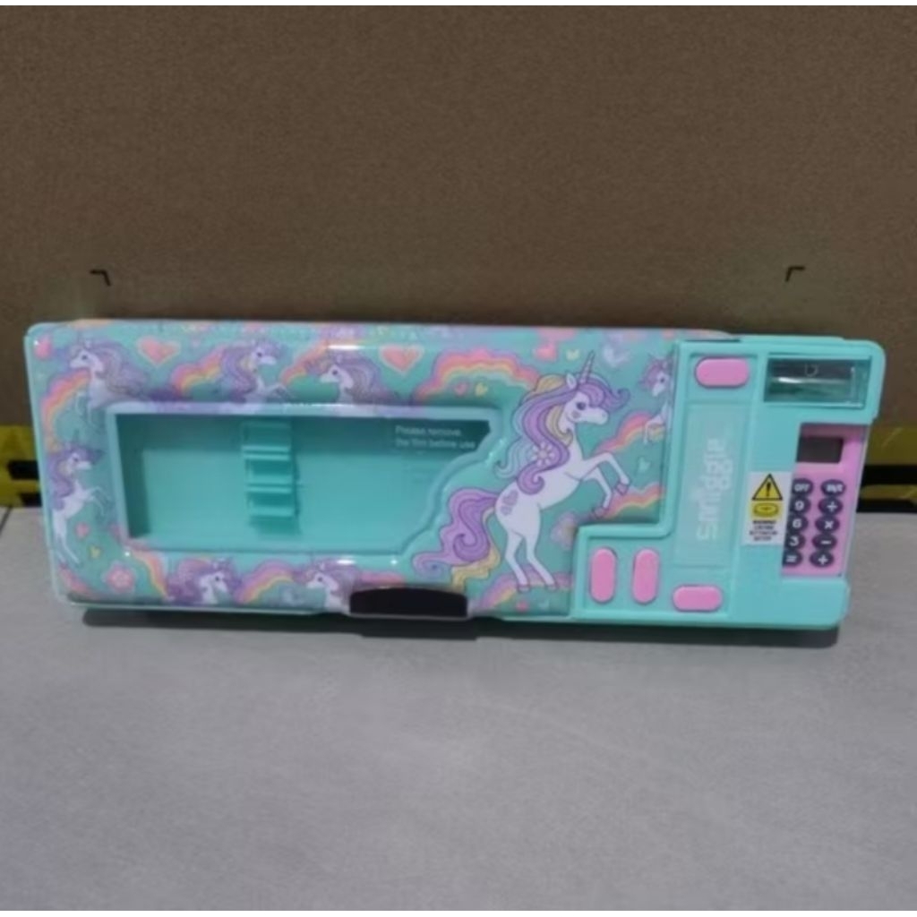 Kotak Pensil Pop Out Kalkulator Unicorn Smiggle