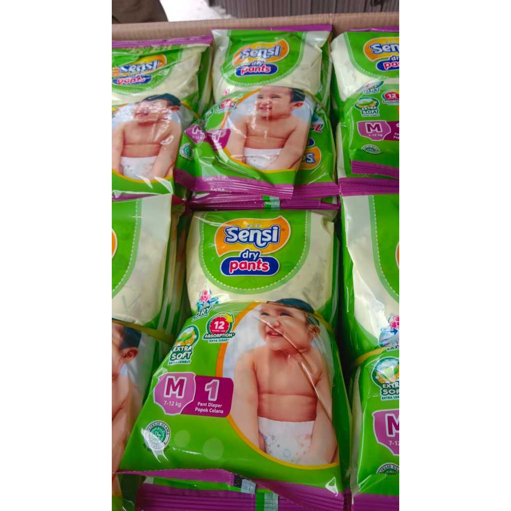 SENSI POPOK CELANA KEMASAN RENCENG UKURAN S,M,L,XL-Popok Celana Rencengan