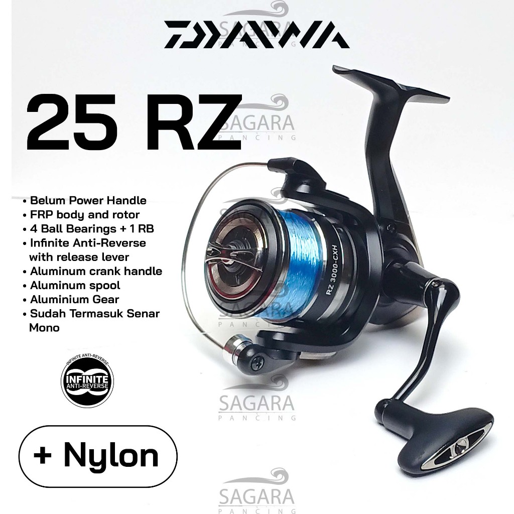 Reel Daiwa RZ 2025 Sudah Termasuk Senar | Reel UL | Reel Kolam | Reel Pancing Spinning
