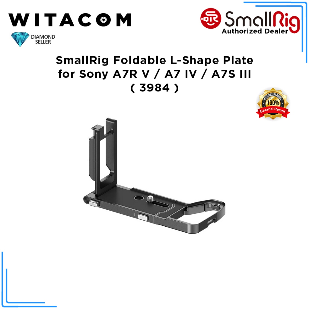 SmallRig 3984 Foldable L-Shape Plate for Sony A7R V / A7 IV / A7S III - Original