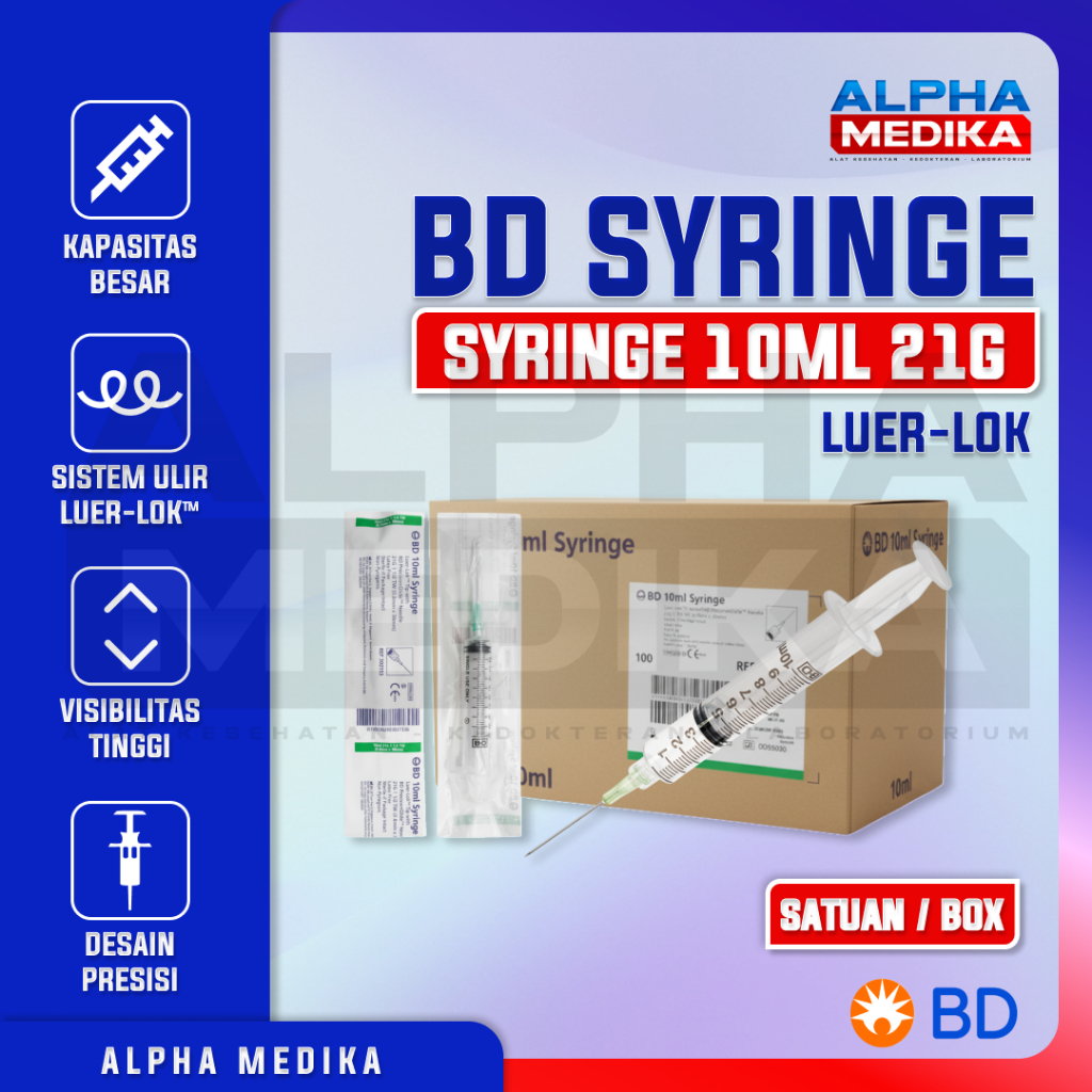 BD - Spuit 10cc BD "BOX" / Spuit 10ml BD / Syringe