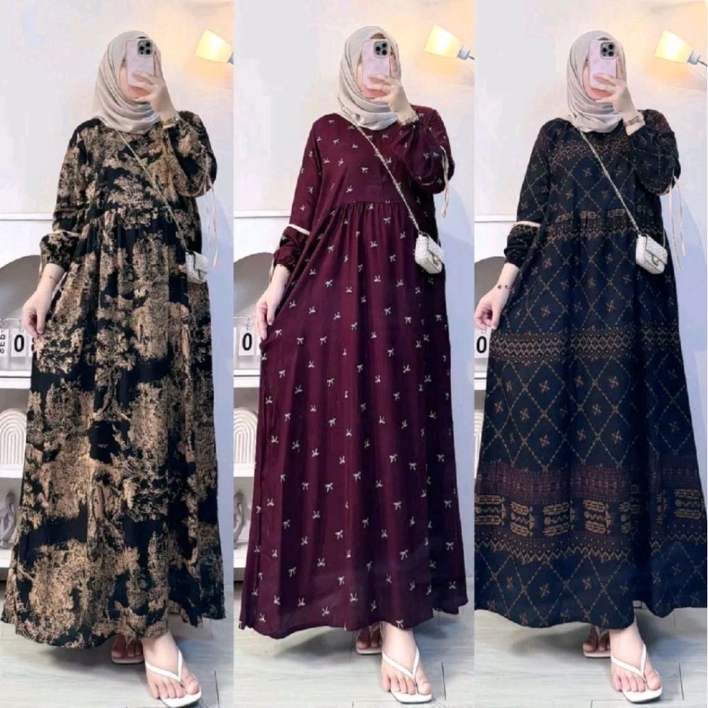 ress Aniani Pita / GAMIS ANJANI/ GAMIS PITA / Dress pita anjani / gamis lebaran 2025 / gamis terbaru