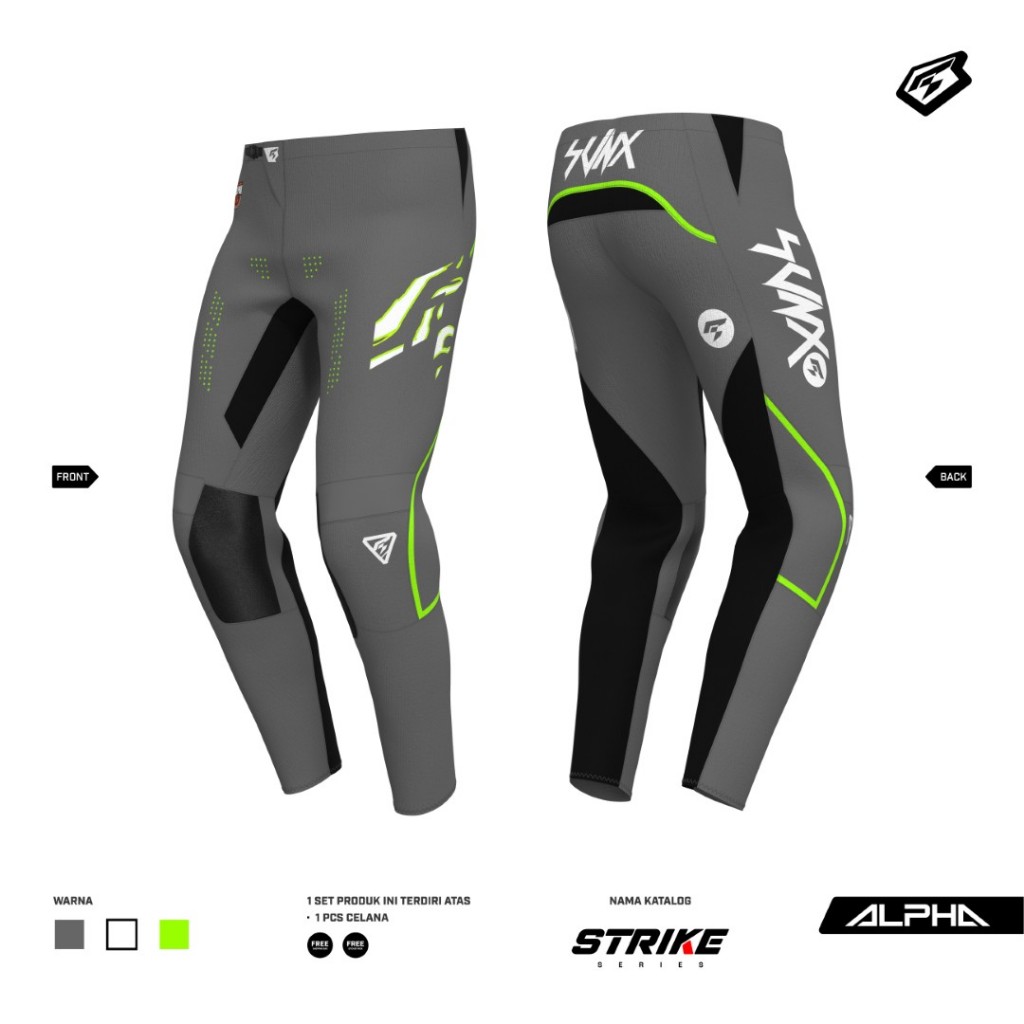 CELANA TRAIL / CELANA MOTOCROSS / TRAIL ADVENTURE PANTS SVNX TYPE ALPHA STRIKE SERIES