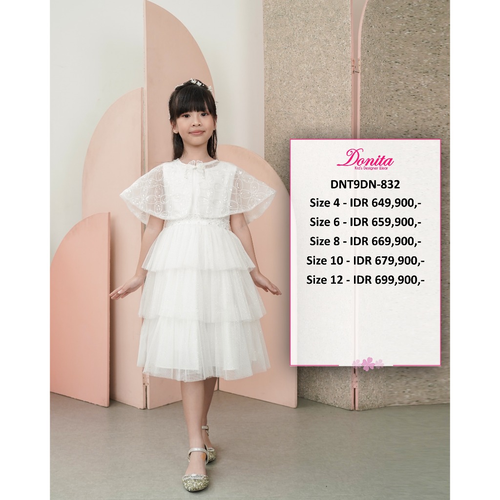 DRESS PARTY ANAK PEREMPUAN BRAND DONITA DN-832