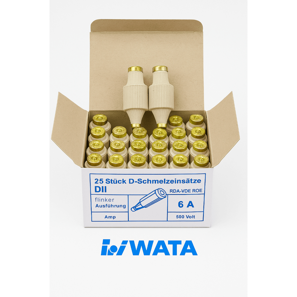 Sekring Batu Fuse Sekering Keramik Listrik 6A 6 Ampere IWATA