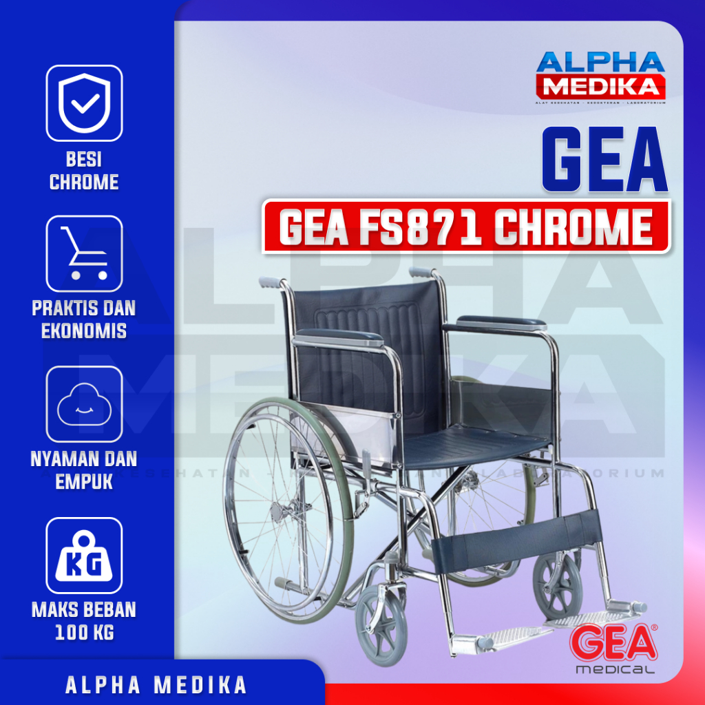 GEA - Kursi Roda GEA FS 871 / Kursi Roda Standar Gea