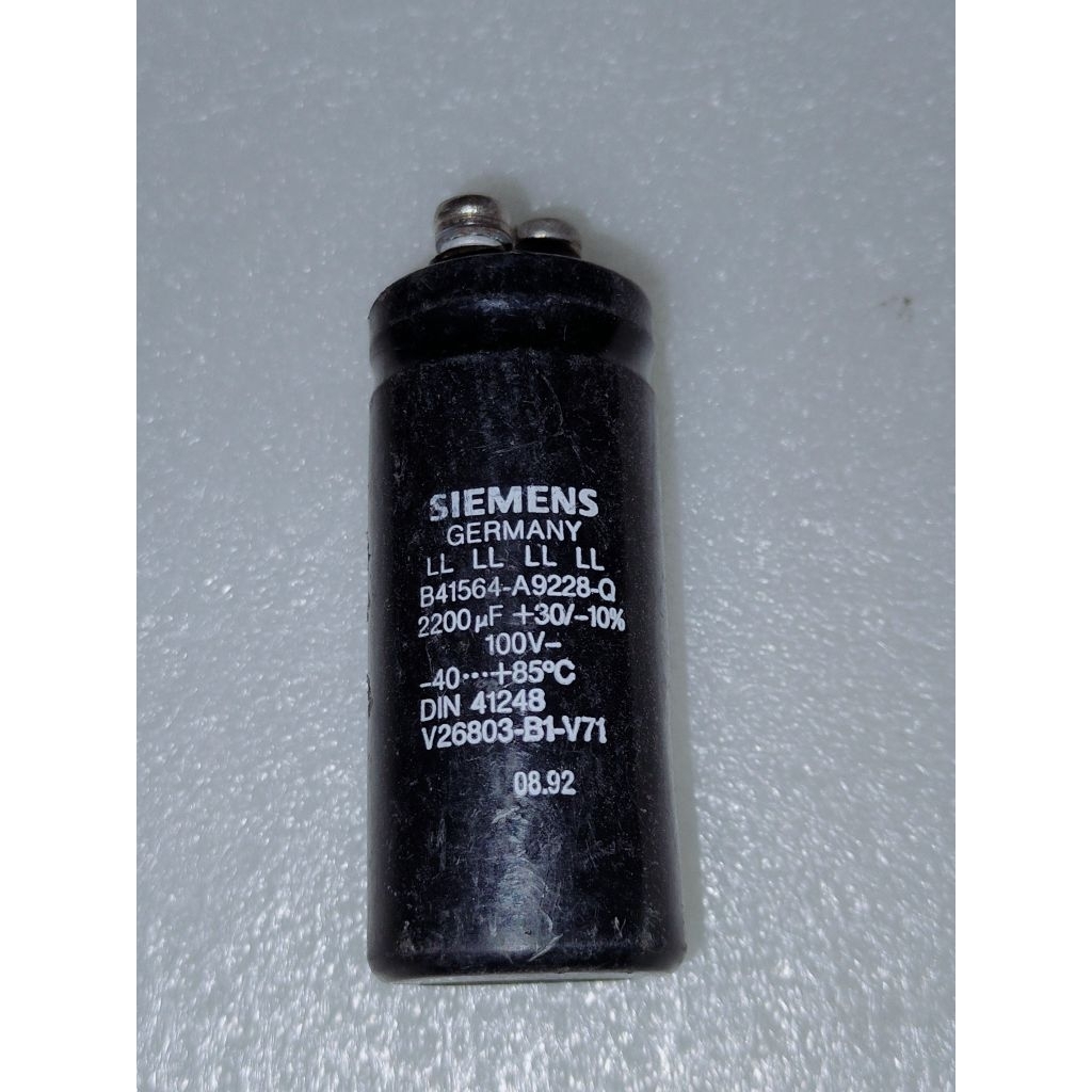 elco 100V 2200UF MEREK SIEMENS DIAMETER 3,5cm