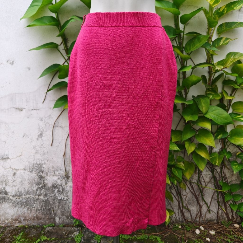 LP 64-74 ROPE PICNIC rok rajut pink fushcia