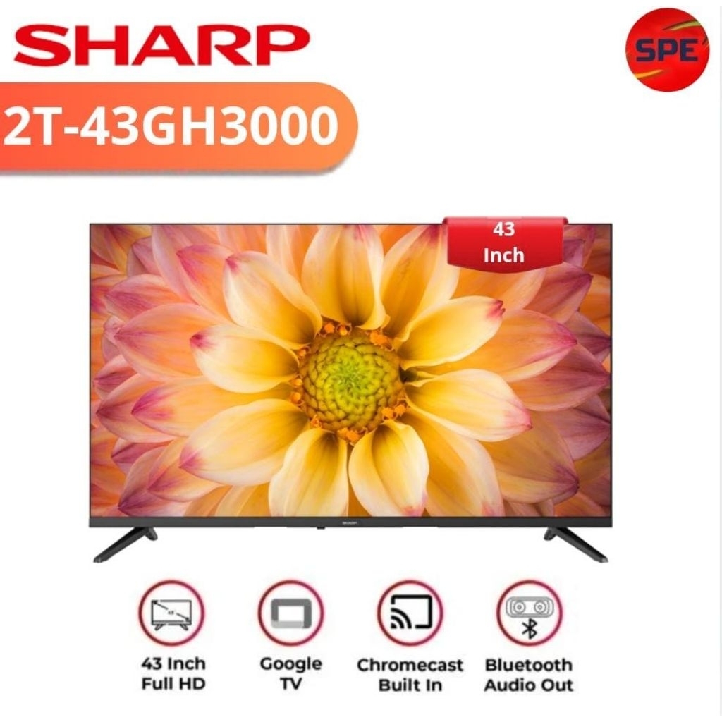 tv sharp 43"