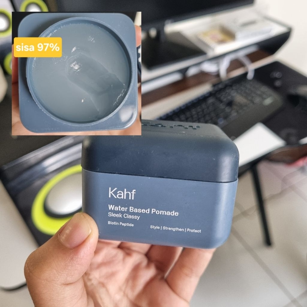 COSR* AHA whitehead power liquid, chief blue pomade water based lelaki jago KAHF pomade water based 