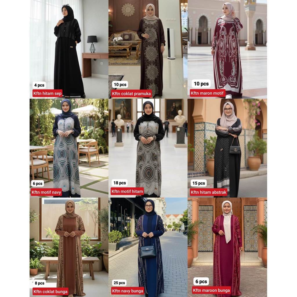 (( READY STOK ))NADHEEFA STORE TERBARU / KAFTAN NADHEEFA / NADHEEFA STORE ORIGINAL