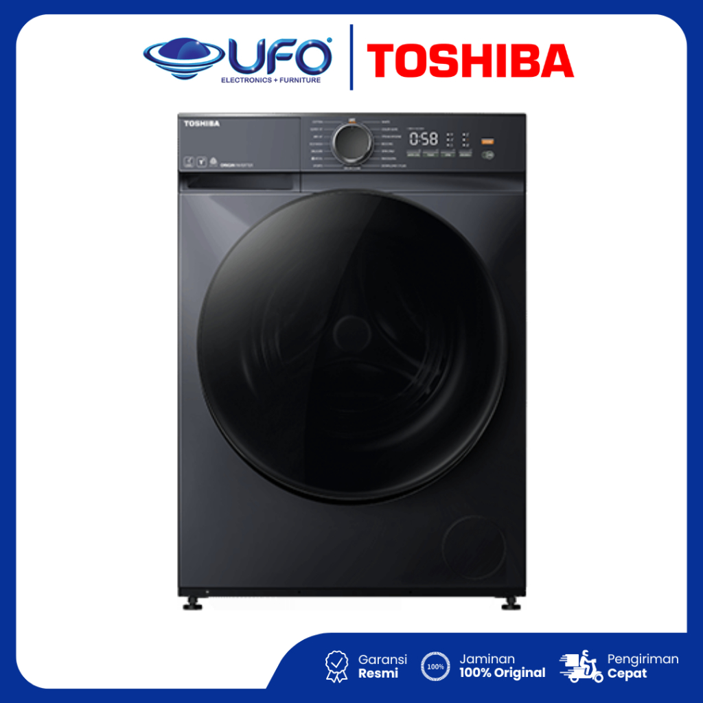 TOSHIBA MESIN CUCI DAN PENGERING PAKAIAN TWD-T21BU140UWN(MG) WASHER AND DRYERS 13 KG/8 KG